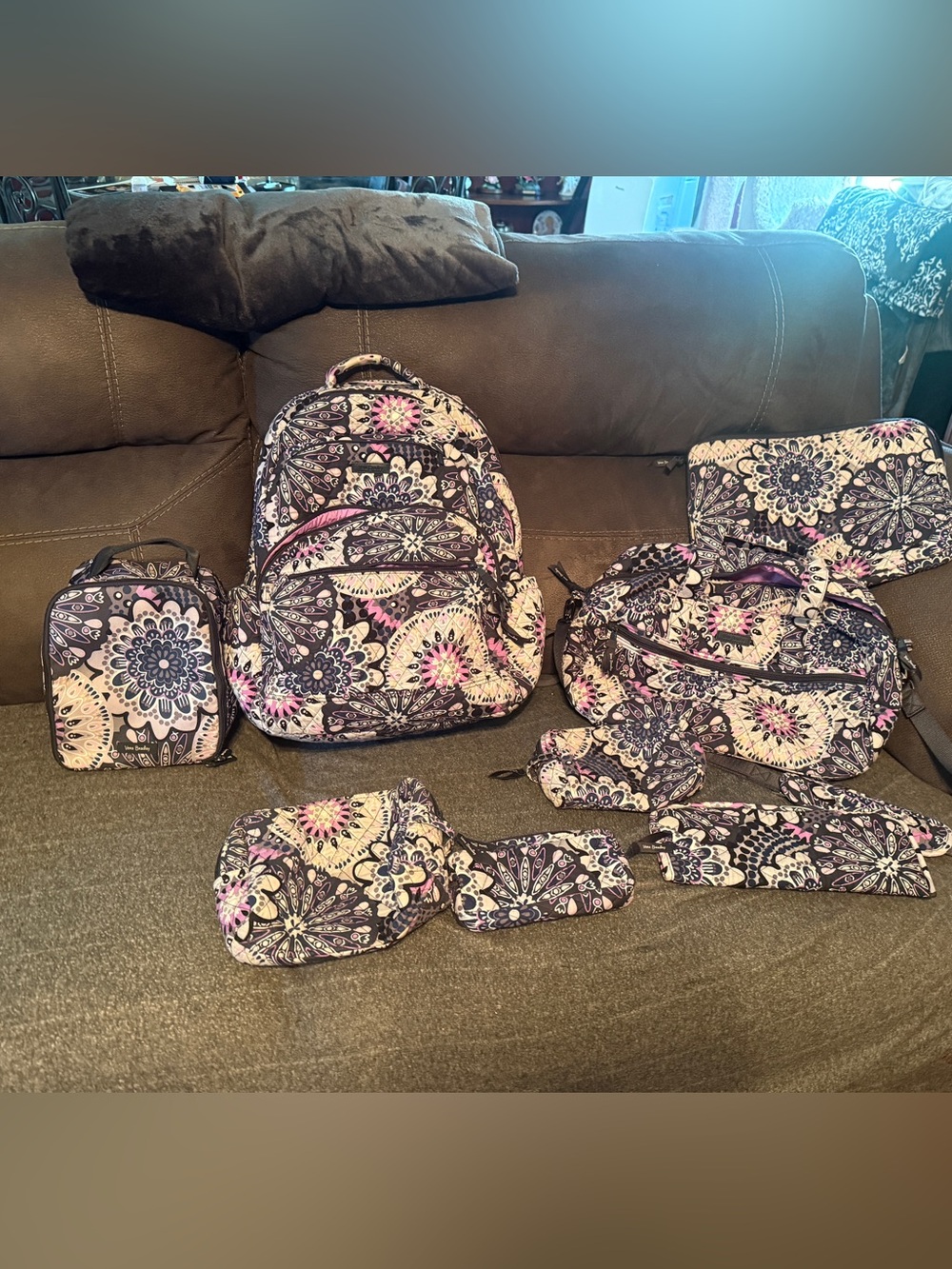 Vera Bradley Mimosa Medallion 8 piece set